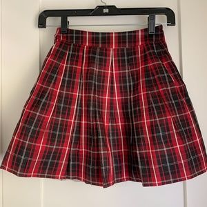 Girls Gymboree Plaid Holiday Skirt
